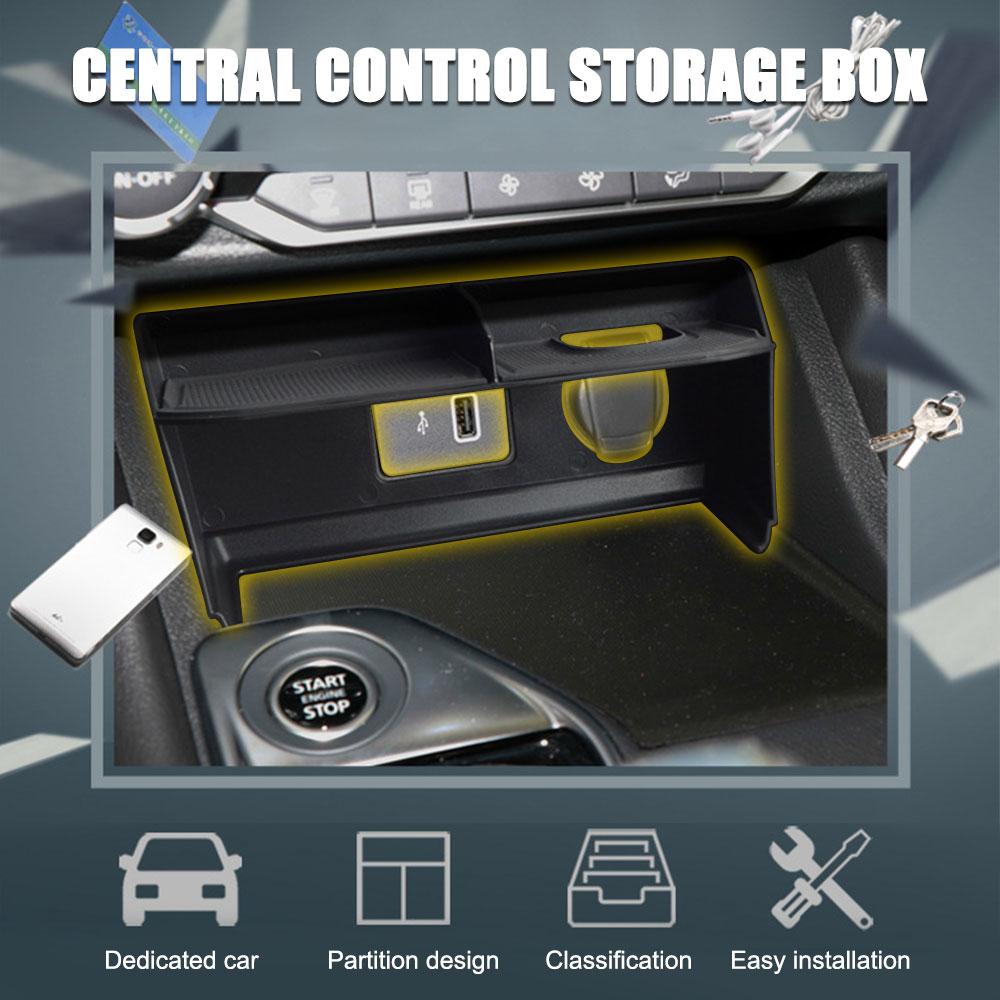 For Nissan Sentra 2020 2025 2025 2025 2025 Car Armrest Storage Box ABS Plastic Console Organizer Tray Auto Interior Accessories