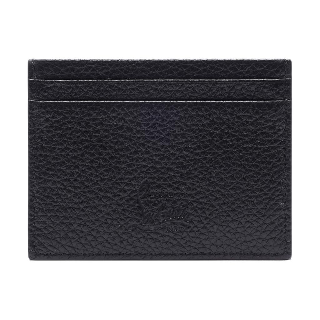 [Christian Louboutin] Women's Kios Spiked Card Wallet (3175225_B253_22F)