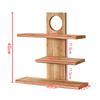 Desktop Antique Rack Solid Wood Chinese Storage Rack Teapot Multi-treasure Pavilion Display Rack