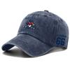 Washed Cotton Baseball Cap Soft Top Vintage Style Adjustable Back Strap Classic Unstructured Fit Casual Outdoor Hat