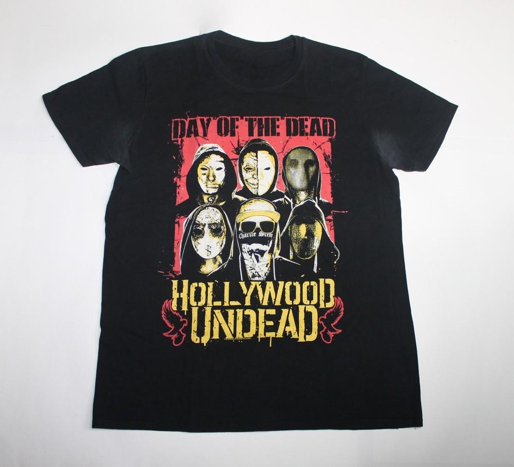 Rare Hollywood Undead Day Of The Dead T-shirt Size S To 5XL NE527 Unisex T-Shirt