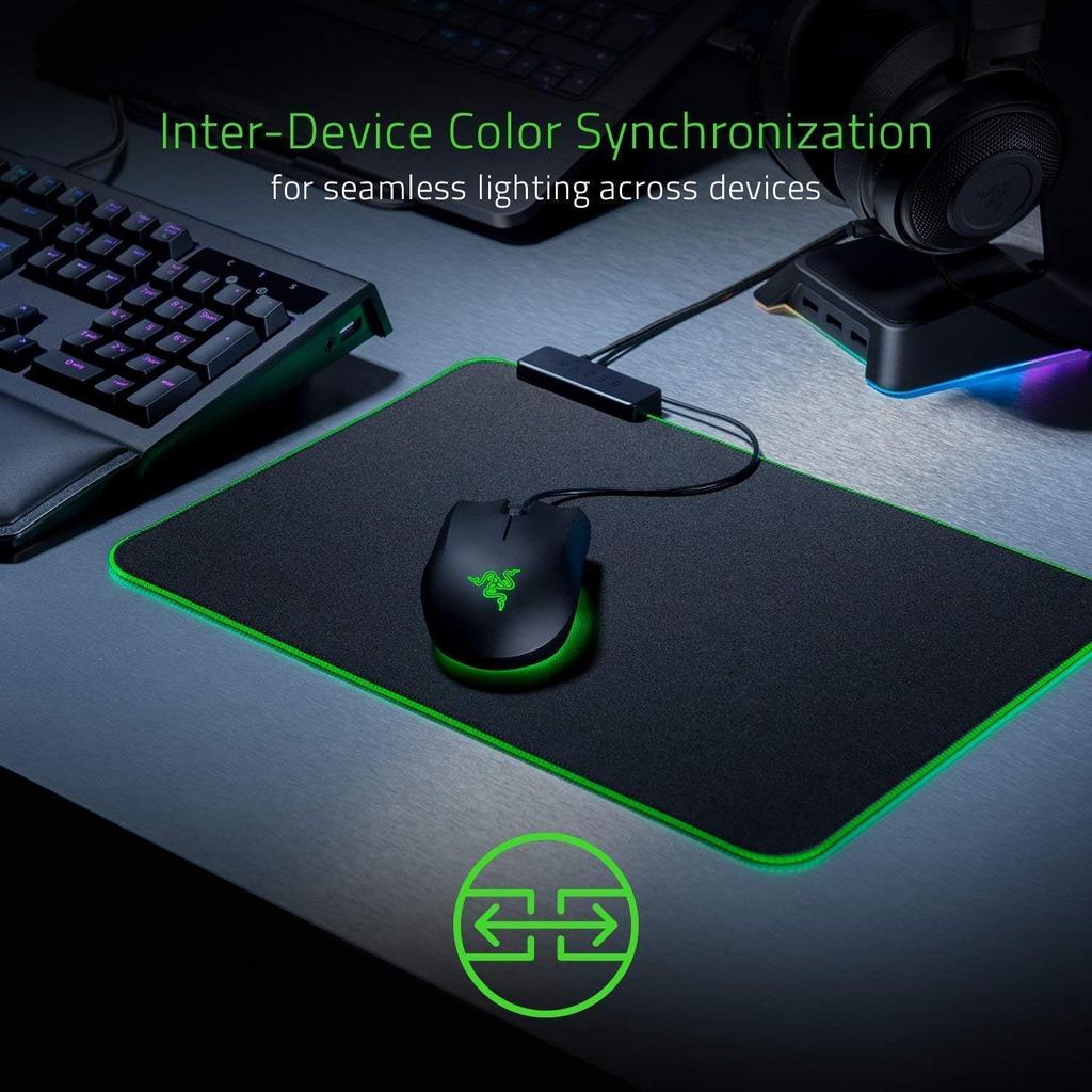 Gaming Mouse Pad, LED-equipped, Fabric, RZ02-02500100-R3M1 [Used]