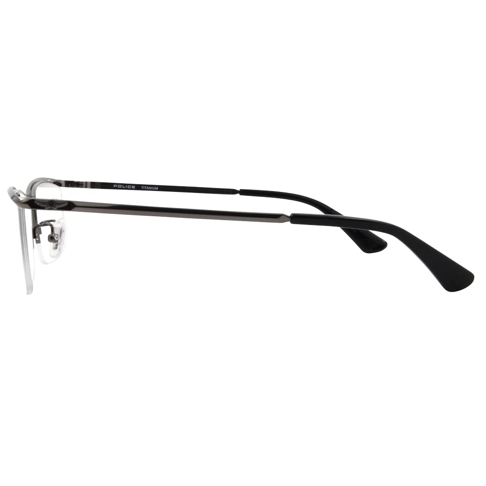 Police Eyeglasses Frame Sunglasses with Photochromic Lenses VPLG48J 0K59 55 xa Photochromic Brown Lenses [Police] Non-prescription
