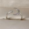New Stainless Steel Star Moon Adjustable Rings For Women Wedding Finger Trendy Jewelry Adjustable Antique Rings Anillos