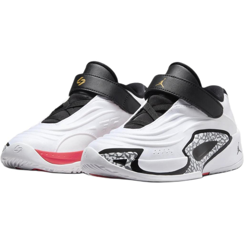 New Jordan Luka 3 Slip Resistant Shock Absorbers Low Top Children's Basketball Shoes White Kids' FQ8187-170