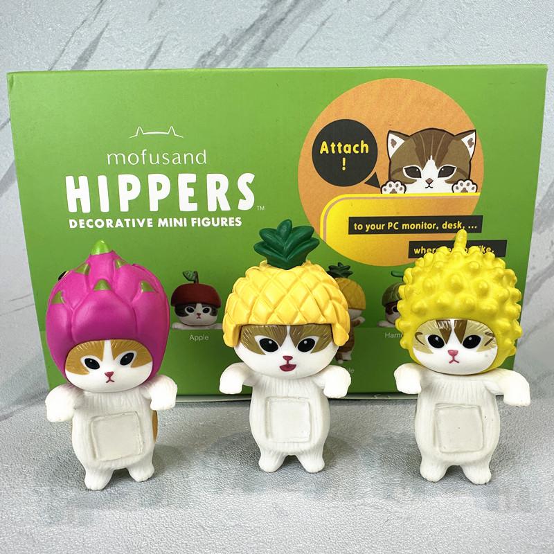 New Products In Stock Mofusand Doll Cat Fruit Blind Box Handmade Female Healing Series Desktop Ornament Surprise Gift For Girls