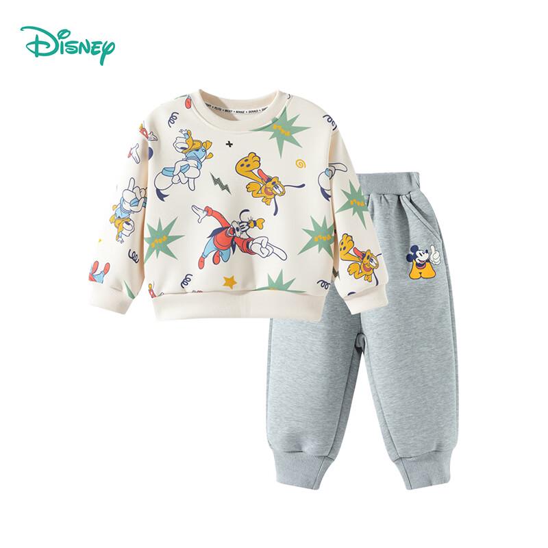 Disney Boys' Mickey Cartoon Sweatshirt Set