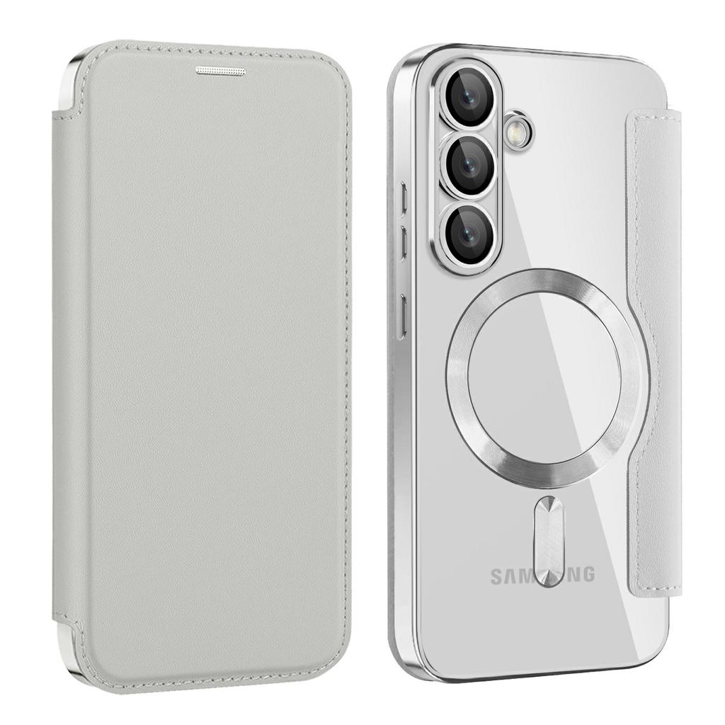 For Samsung Galaxy A36 5G Case Compatible with MagSafe RFID Blocking Card Holder Leather Phone Cover
