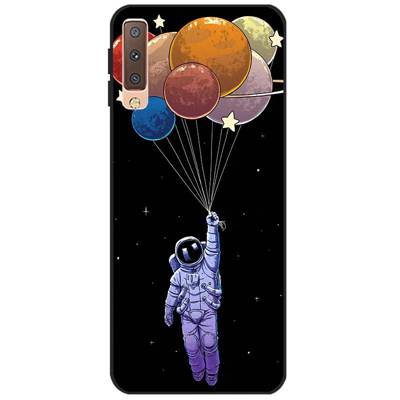 Cases For Samsung Galaxy A7 2018 Cover Silicon Color Phone Case Cover For Samsung A7 2018 A750 A750F 6.0 Inch Protective Shell