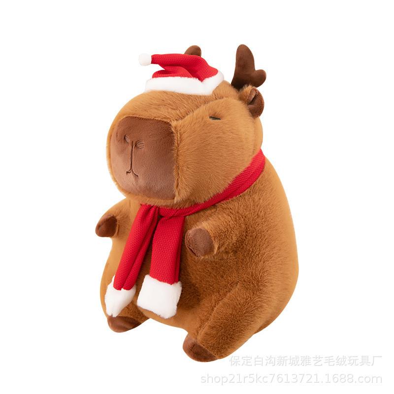Adorable Capybara Plush Toy Soft Stuffed Animal For Christmas Gifts For Kids