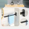 Handtuchstangenhalter für Badezimmer Wandmontiertes Regal Zuhause
