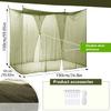 Popping up Mosquitoes Netting Tent with Expansion Tube for Bed and Outdoor Use Small Folding Design with Expansion Tube