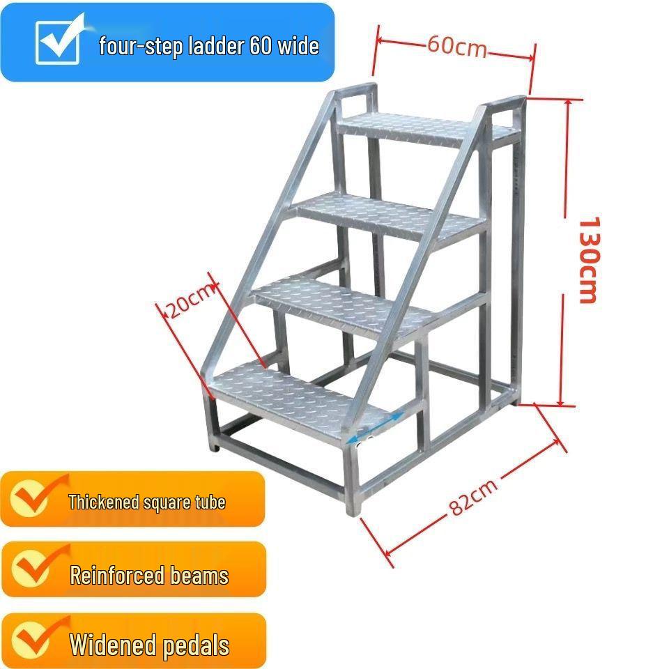Five-Step Industrial & Household Mobile Ladder