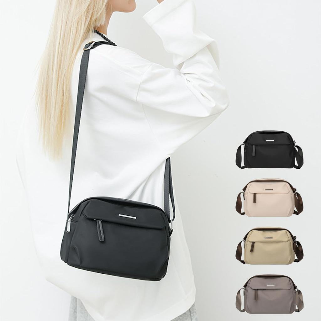 Welltude Women's Shoulder Bag, Small, Lightweight, Crossbody Bag, Mini Shoulder Bag, 2502 (Black)