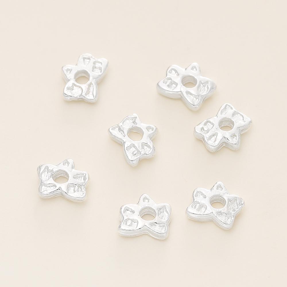 2/20Pcs/Pack 14/18K Gold Color Plated Metal Copper 4 Styles Spacer Beads For DIY Handmade Bracelet Jewelry Making Accessories