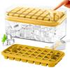 Press The Ice Grid Mold To Remove Ice with One Click. Food Grade Household Large Capacity Ice Storage Ice Maker Ice Cube Mold