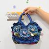 New Korean Style Medium Women's Handbag - Solid Color Lace Mommy Bag with Zipper