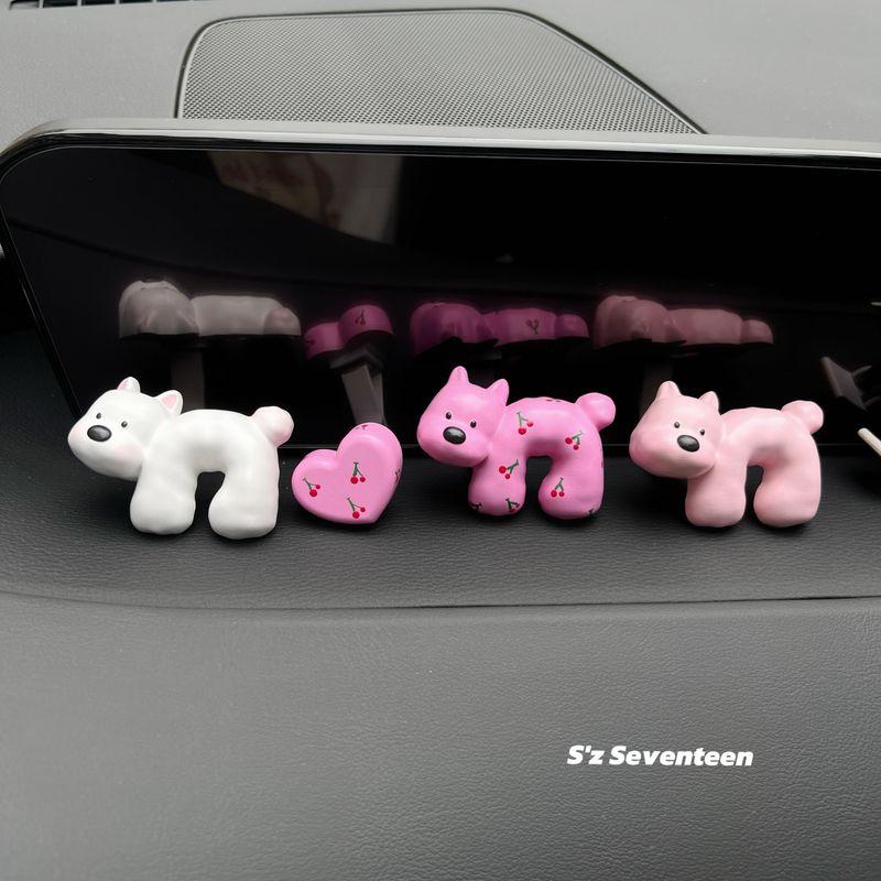 2024 New Car Air Vent Decoration Car Fragrance Perfume West Highland Terrier Car Diffuser Stone Car Ornament