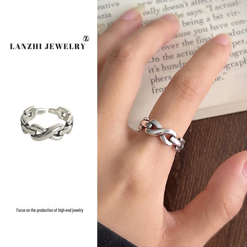 Inel Thai Argint pentru Femei, Stivuibil - Argint 925, Design de Nișă, Bijuterii Simple și Versatile