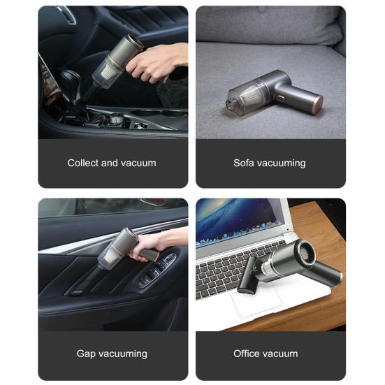 Cordless Handheld Vacuum Cleaner 19000pa Suction Power Low Noise Lightweight Portable Mini Rechargeable Vacuum Cleaner