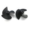 Profession 3-blades Propellers with 2mm Shaft Hole Durable Nylon Paddle for Boat Fan Shape Plastic Paddle