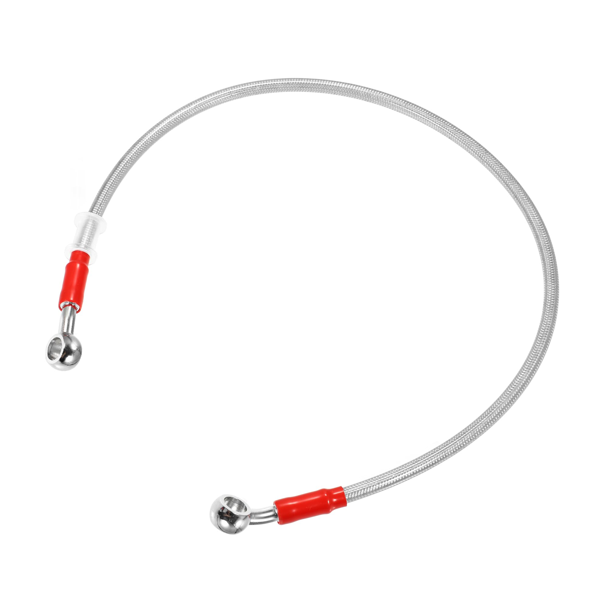 X AUTOHAUX Brake Hose Bike Mesh Oil Hose Clutch Hose 70cm серебряный