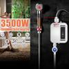 220V Water Heater Bathroom Kitchen Instant Electric Hot Water Heater Tap Temperature LCD Display Faucet Shower Tankless