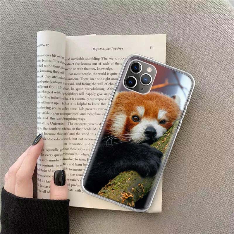 Popular red pandas Phone Case For Apple Iphone 12 13 Mini 14 15 Pro 17 Pro Max Air 11 16E 16 Plus Shell Cover Clear TP