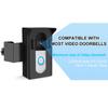 Anti Theft Video Doorbell Mount Easy To Install Punchless ABS Stainless Steel Video Doorbell Mounting Bracket for Apartment Dormitory Rental House