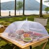 Foldable Mesh Food Cover Breathable Anti Mosquito Vegetable Cover Umbrella Pop-Up Washable Fruit Picnic Protect Net Home Kitchen