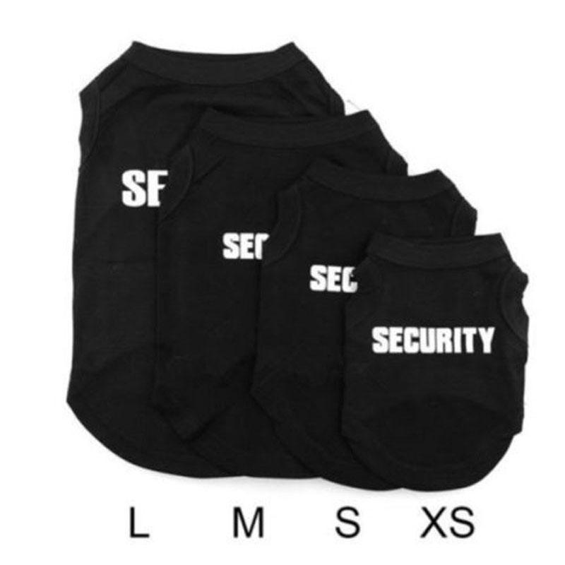 Vestă de securitate pentru câini Haine de vară pentru câini XS-L Tricouri negre pentru cățeluși pentru câinii de talie mică, chihuahua Yorkie, costum de pisică de câini