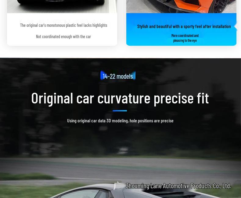 Carbon Fiber Rear Air Intake Vent Grille for Lamborghini LP700/LP720/LP750 Body Kit