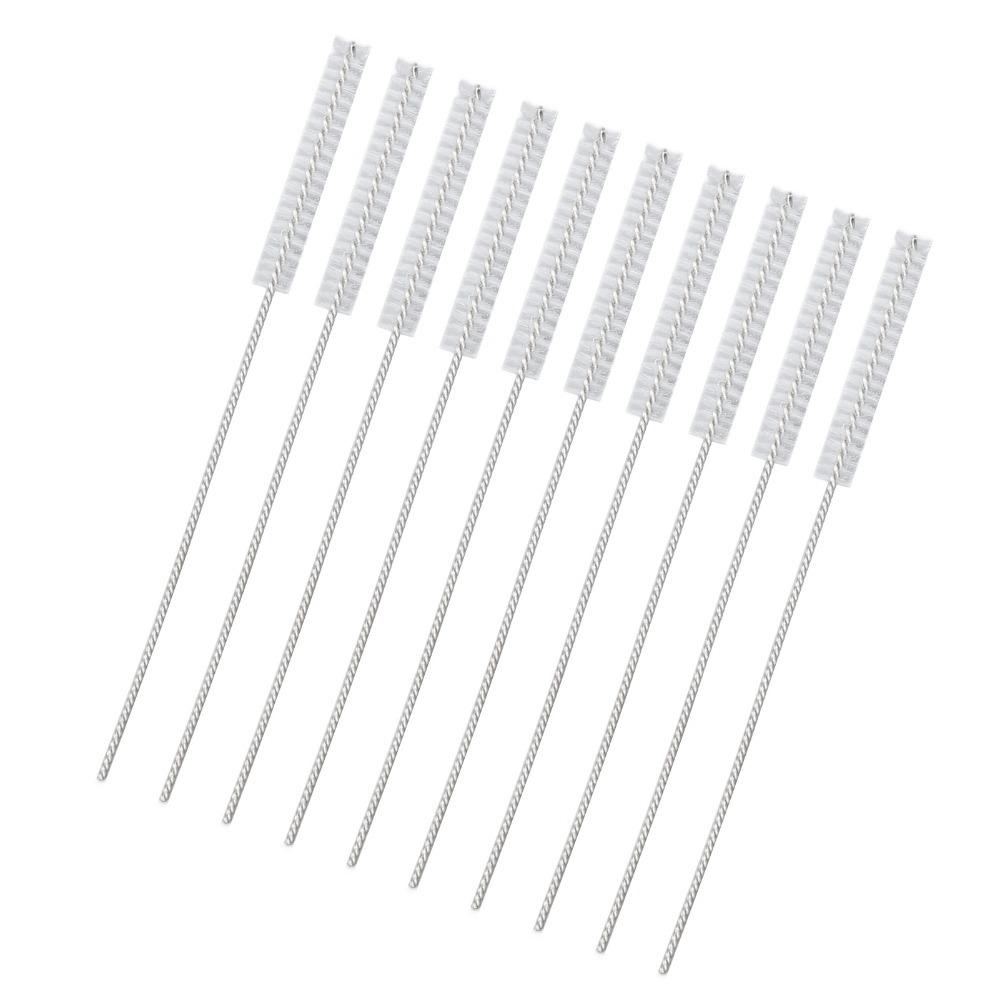 10Pcs Nylon Hair Hearing Aid Vent Brush Hearing Aid Cleaning Tool For Hearing Aid Maintenance