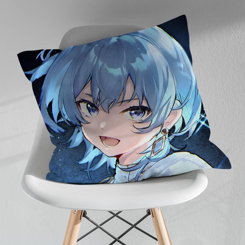 HHoshimachi SSuisei Throw Pillow Case Living Room Sofa Cushion Cover For Home Bedroom Decoration Protector