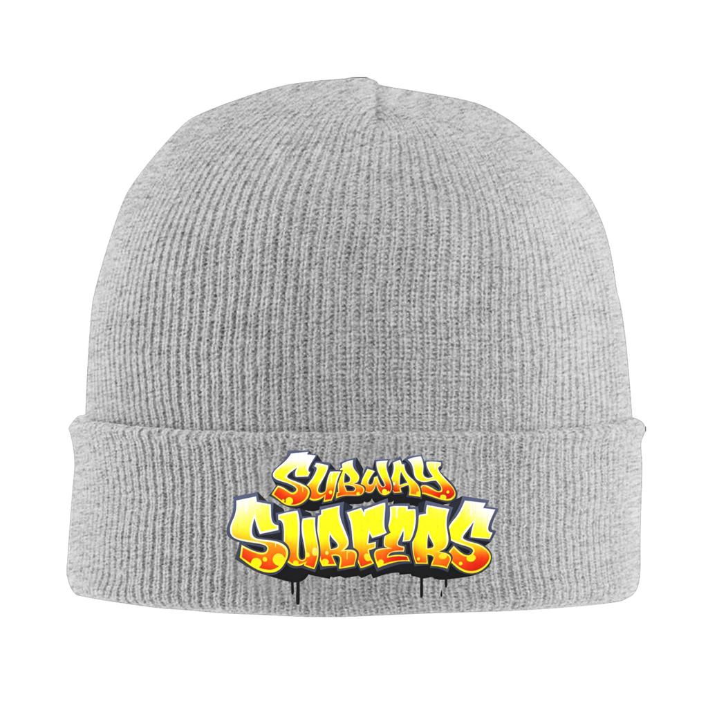 Subway Surfers Beanie Hats Video Game Bonnet Hats Men Women Hip Hop Outdoor Sport Knitting Hat Autumn Winter Printed Warm Caps