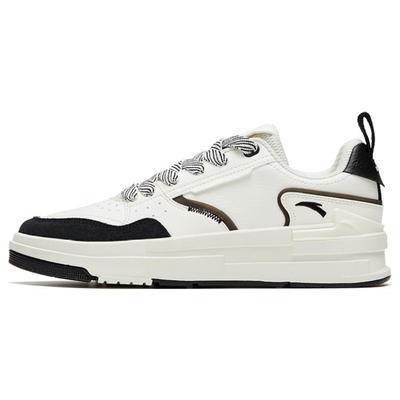 Tênis de Skate Cano Baixo Resistente a Impactos Resistente à Abrasão Antiderrapante Feminino Branco Preto 922328076-3