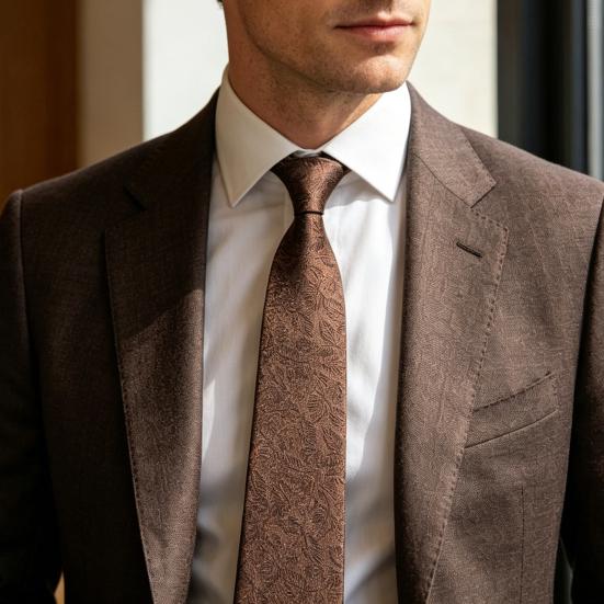 Men Tie Bright Color Multiple Pattern Design Dress Suit Tie Versatile Business Trip Neckwear Outfit Accessory