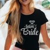 Team Bride Matching T-Shirts Diamond Ring Graphic Tees Bachelorette Hen Party Summer Short Sleeve O Neck Tops for Bridesmaids