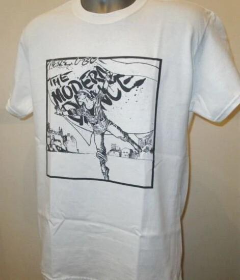 

HOT Pere Ubu band t-shirt The Modern Dance Retro 70s cotton white shirt Unisex T-Shirt XXXXL