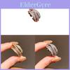 Geometric Open Ring For Women With Zircon Stones In Silver Or Gold Finish For Fashion Accessories