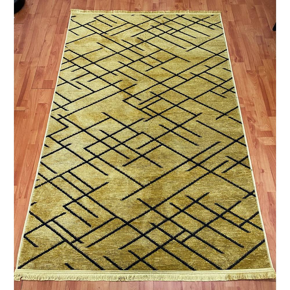 

Rovigo Home Современный тканый ковер из синельной пряжи czgl SR-Горчичный 80 x 150 горчичный