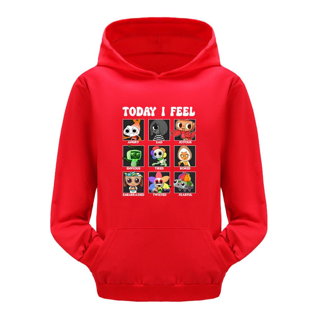 5405 Kinder Jungen Mädchen Dandy World Bedruckte Freizeit Kapuzenpullover mit langen Ärmeln