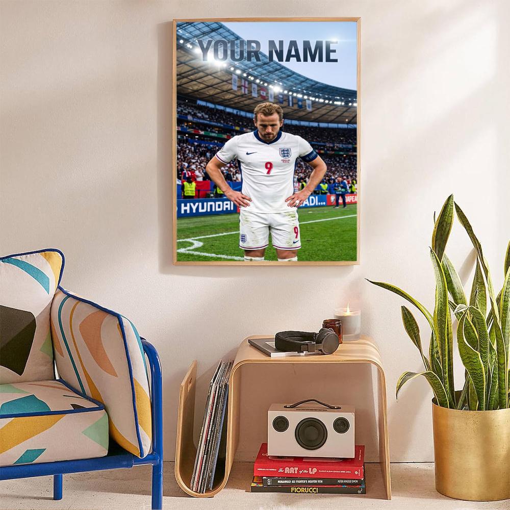 Harry Kane Personalized Text Diamond Painting Round Diamond Mosaic Rhinestones Diamond Embroidery Craft Kit Wall Decor Without Frame