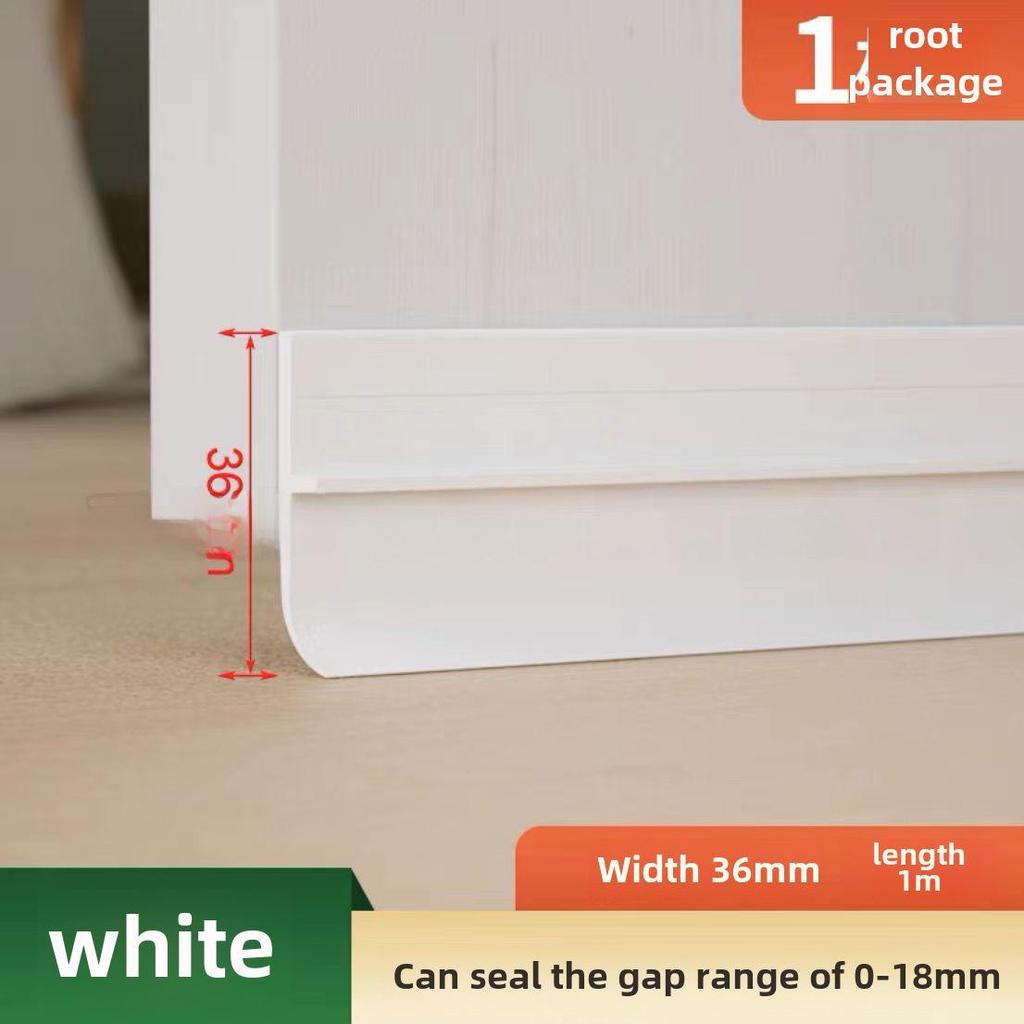 Dual-Material Door Sealing Strip: Soundproof, Insect-Proof, Weatherproof, Self-Adhesive