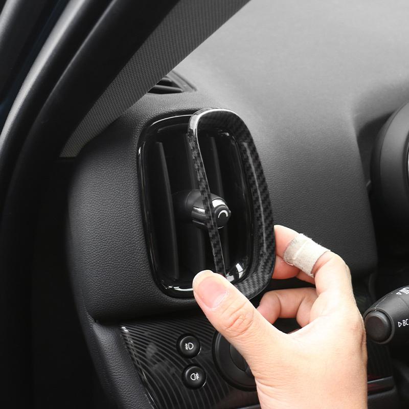 Car Air Outlet  Shell for Bmw Mini F60 Countryman 4pcs Front Air Conditioner Decorative Frame ABS Plastic Sticker Car Styling