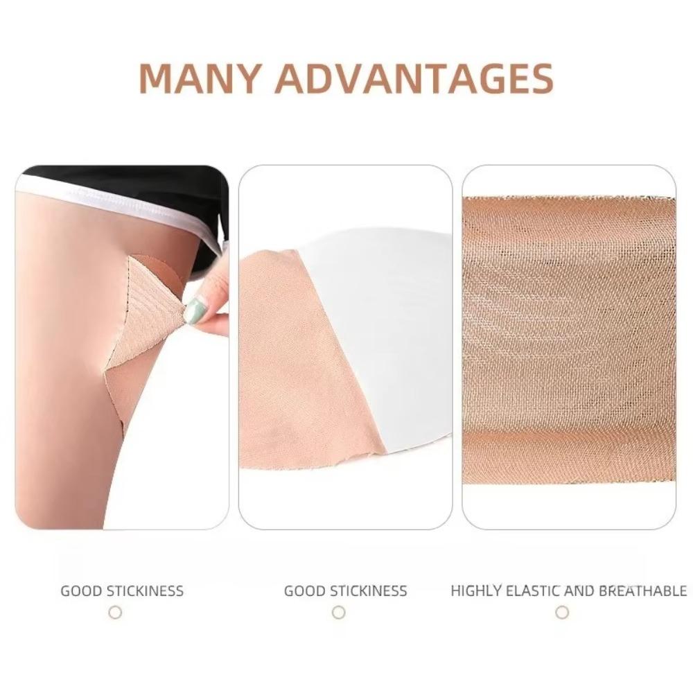 10pcs Invisible Thigh Non-woven Tapes Disposable Anti Chafe Thigh Patch Anti-wear Stickers Unisex