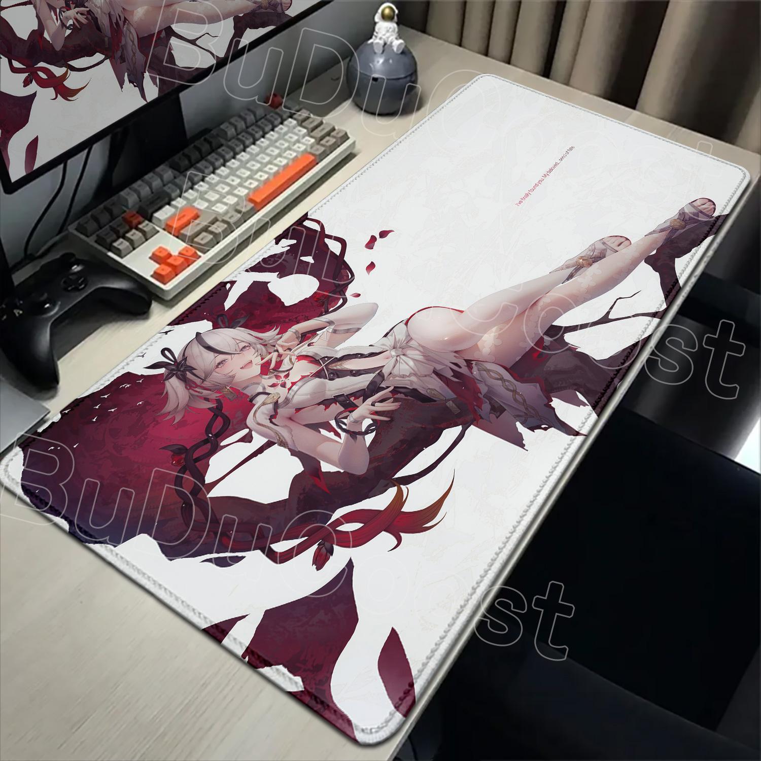 

HD Printing Wuthering Waves Camellya Mouse Pad XXL Gamer Keyboard Mat Gaming Desk Protector Laptops Mousepad PC Carpet Mousepads 600x300x2MM