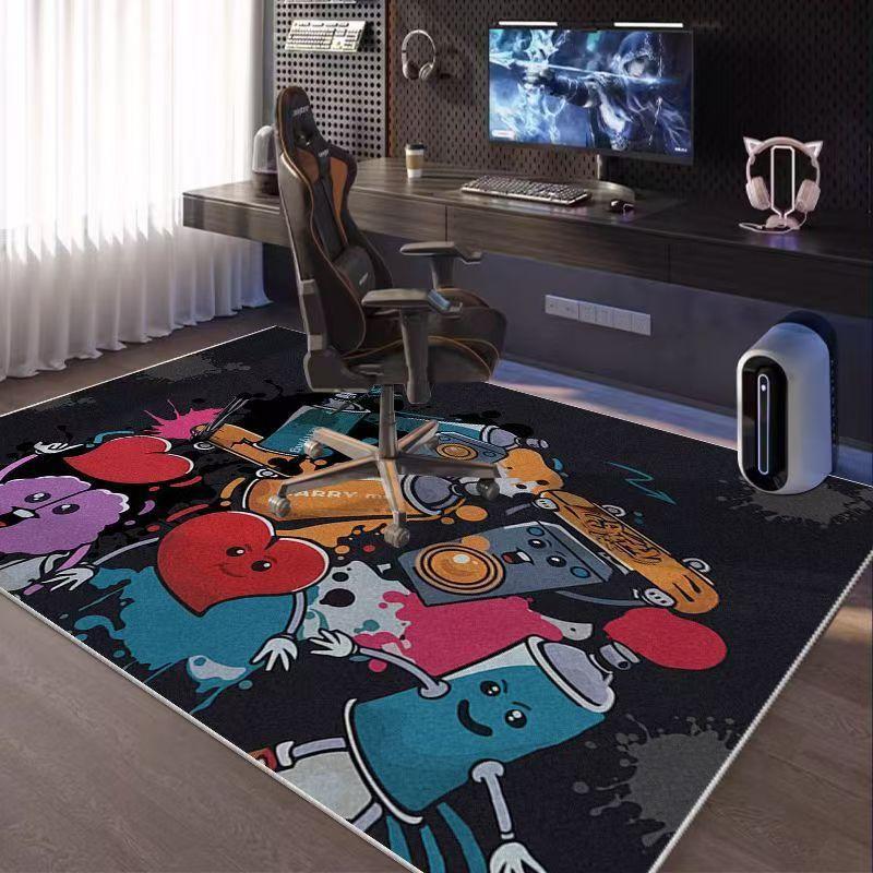

Large Area Carpet Anti Slip Living Room Carpet Large-area Dirt Resistant Carpet 80*120cm