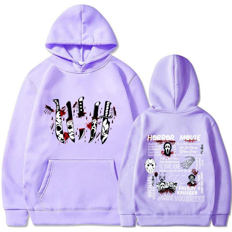 Přátelé Nůž Hororový Film Halloween Mikiny Ležérní Unisex Mikiny