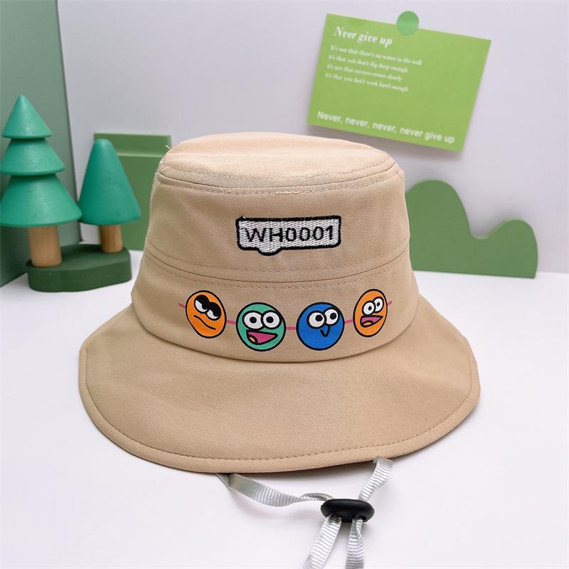 Neuer Kinder-Sonnenhut für draußen mit Cartoon-Druck - Atmungsaktiv und kühl für den Sommer